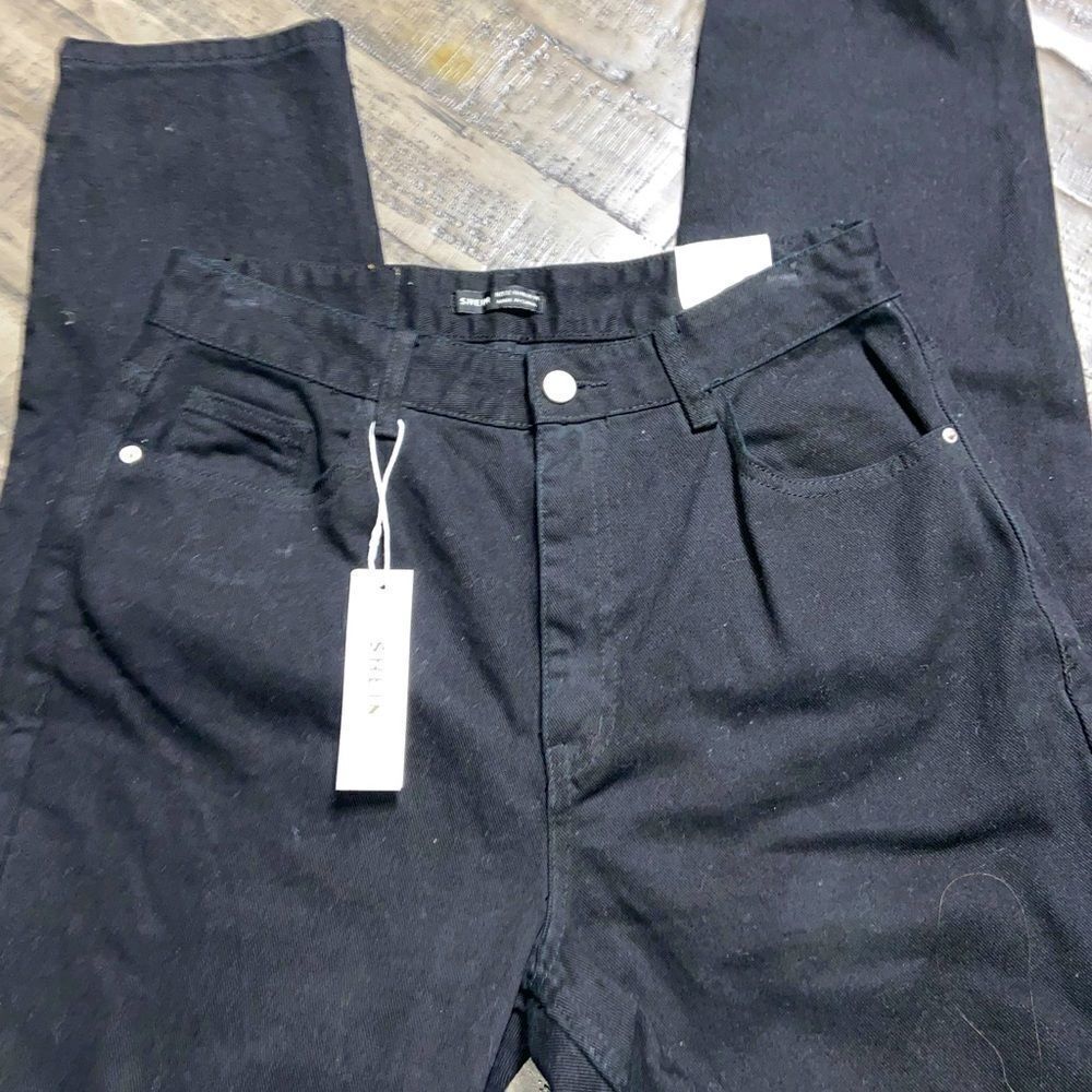 NWT shein black jeans 
